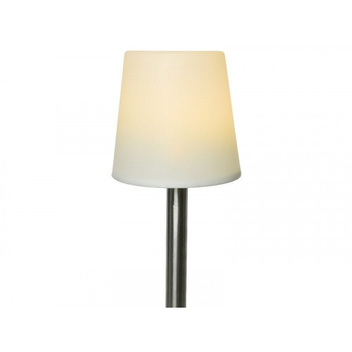 Balise Solaire À Piquer Métal 33Cm 1 Lumen Blanc - LUMINEO