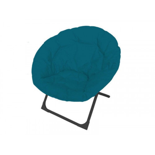 Fauteuil Chaise moon acier bleu miami - Centrale Brico