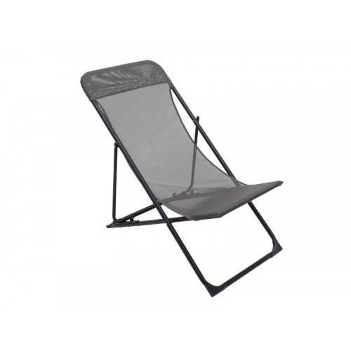 Relax De Jardin En Acier Biganos Gris - Centrale Brico