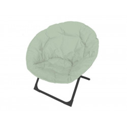 Fauteuil Chaise moon acier vert cactus de marque Centrale Brico, référence: J7378200