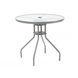 Table De Jardin En Intérieur Et En Extérieur Ronde Personnes - Centrale Brico