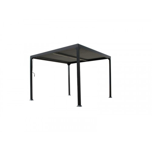 Pergola Autoportante First, Aluminium Gris Anthracite, 8 M² - Centrale Brico
