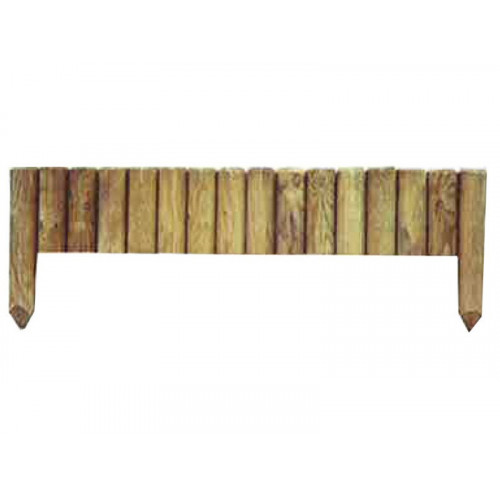 Bordure À Planter - Pinède Bois Naturel, H.35 X L.112 Cm - Forest Style