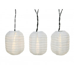 Guirlande Solaire 10 Ampoules Blanc Chaud - LUMINEO
