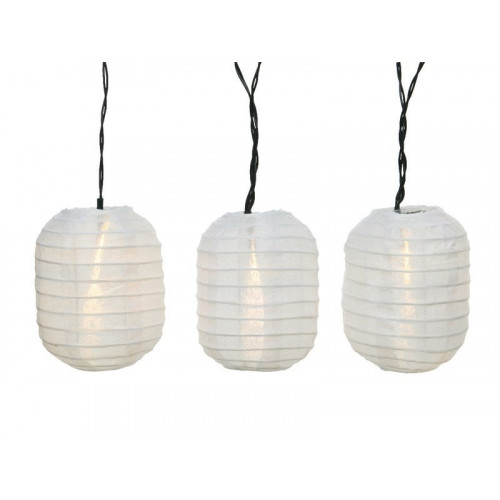 Guirlande Solaire 10 Ampoules Blanc Chaud - LUMINEO