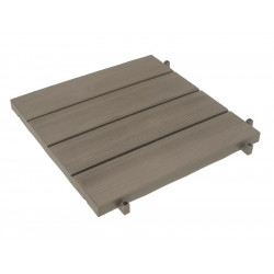 Dalle Clipsable Polypropylène Easy, Brun Taupe N°3, 38x38 Cm x Ep.25mm de marque EDA, référence: J7394100