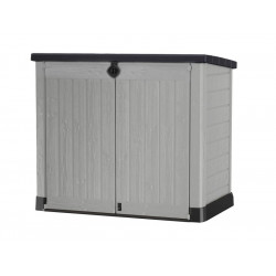 Coffre de jardin résine Sio Ace gris / Noir, L.145.5 X H.123 X P.82 Cm - Keter