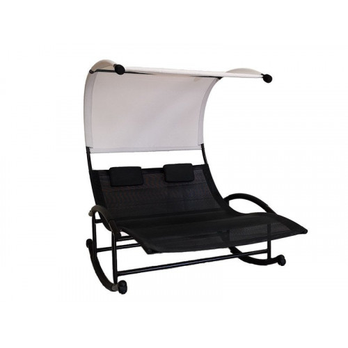 Hamac Double Givex Wellness Noir - Centrale Brico