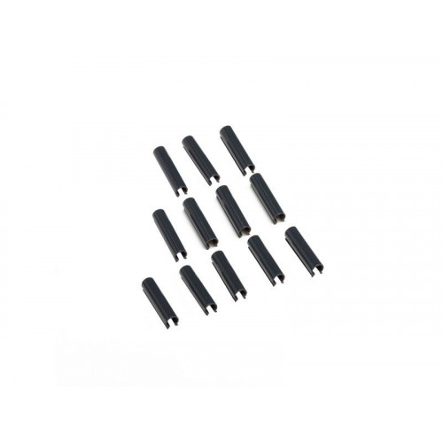 Lot De 100 Clips Pvc À Fixer Lixo Gris, H.1 Cm - DIRICKX