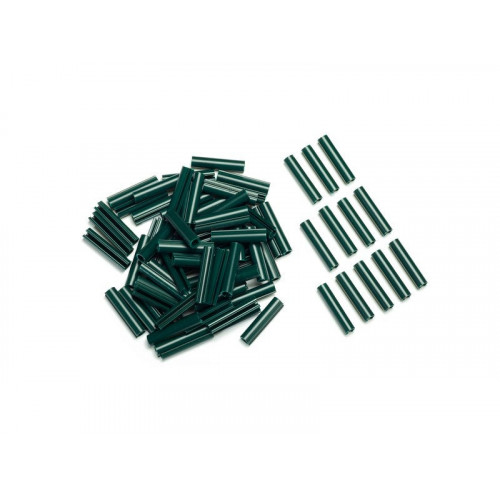 Lot De 100 Clips Pvc À Fixer Lixo Vert, H.1 Cm - DIRICKX