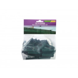 Lot De 100 Clips Pvc À Fixer Lixo Vert, H.1 Cm - DIRICKX