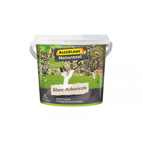 Blanc Arboricole, Seau 3 L Algoflash Naturasol - Algoflash