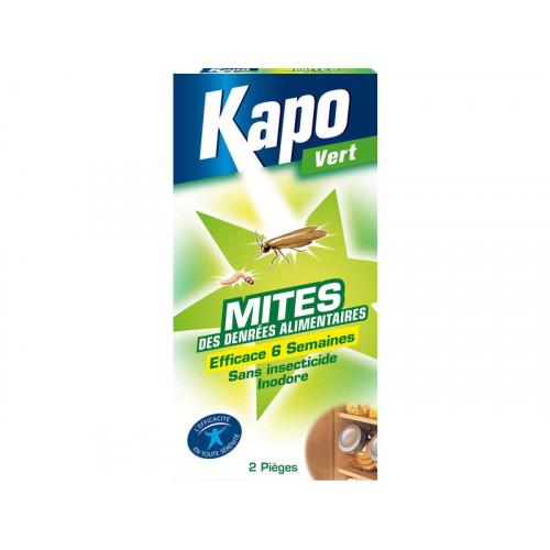 Lot De 2 Pièges Lot De 2 Pièges Insecticides Pour Mites Alimentaires - KAPO VERT