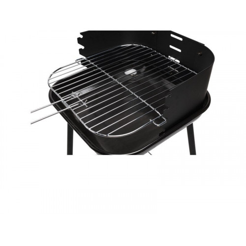 CENTRALE BRICO Barbecue charbon de bois Camping Suitcase horizontal pas  cher 