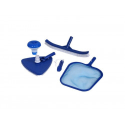 Kit D'Entretien 5 Accessoires Bleu Pour Piscine - Centrale Brico