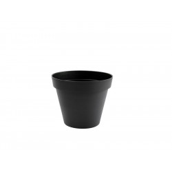 Pot Plastique Diam.30 X H.26 Cm Gris Anthracite de marque EDA, référence: J7459300