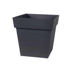 Pot Polypropylène Pot L.32 X L.32 X H.32 Cm Anthracite de marque EDA, référence: J7459600