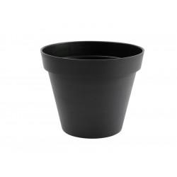 Pot Plastique Diam.48 X H.40 Cm Gris Anthracite - EDA