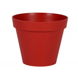 Pot Plastique Diam.48 L.48 X H.40 Cm Rouge Rubis - EDA