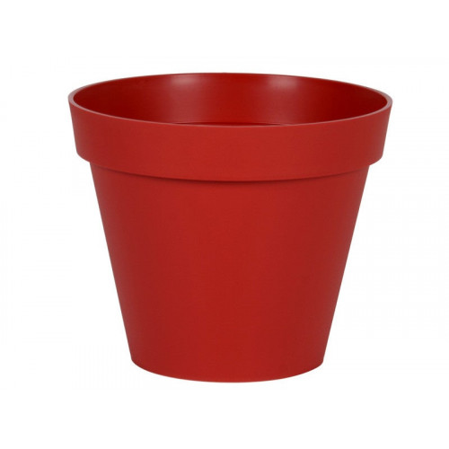Pot Plastique Diam.48 L.48 X H.40 Cm Rouge Rubis - EDA