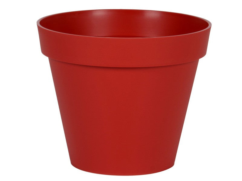 Pot Plastique Diam.48 L.48 X H.40 Cm Rouge Rubis
