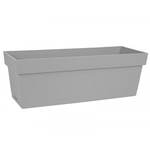 Jardinière Polypropylène Toscane L.18 X L.50 X H.16.7 Cm Gris Béton - EDA