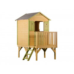 Maisonnette Bois Aloya Rose Sur Pilotis Ht 59Cm , 2.72 M² - Centrale Brico