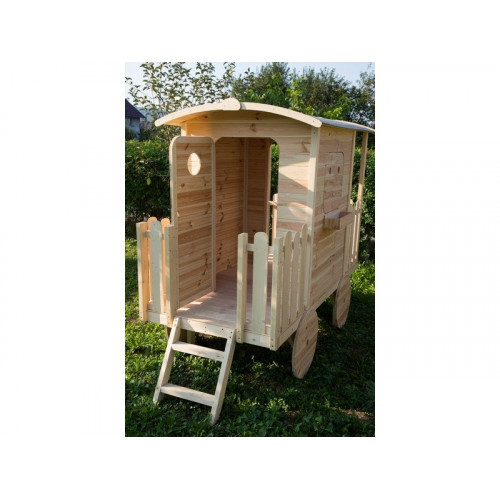 Roulotte Bois Anais Sur Pilotis , 3 M² - Centrale Brico