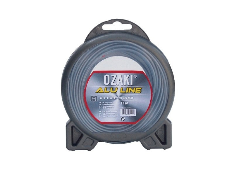 JARDIN PRATIQUE Fil nylon alu line OZAKI pour débroussailleuse Ø 3 mm 56 - vue 2