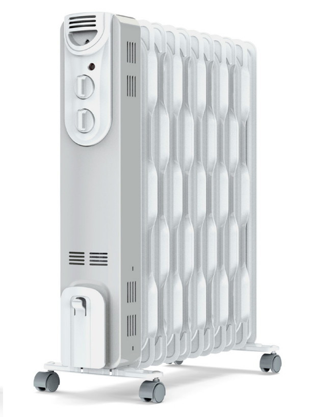 Radiateur bain d'huile ORSO 2500 - blanc - 2500W