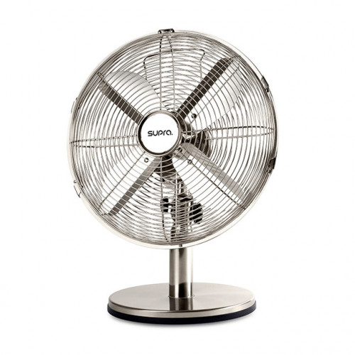 Supra Ventilateur de table HEOLE - 35W - 30cm - 4 pales - chromé