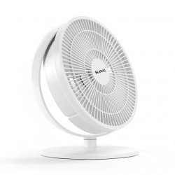 Ventilateur de table HÉLI - 12W - 25cm - 3 pales - blanc de marque Supra, référence: B7511400