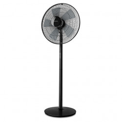 Ventilateur sur pied ARTÉMIS - 60W - 40cm - 5 pales ABS - noir de marque Supra, référence: B7511700