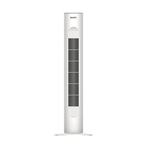 Ventilateur colonne BOREA + 45W - digital - télécommande - blanc - Supra
