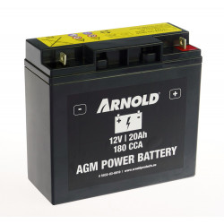 Batterie AZ110/AGM SLA/VRLA 12-20A pour tracteur tondeuse, + terminal droite de marque Arnold, référence: B7514400