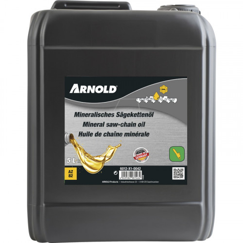Huile de chaîne de tronçonneuse minérale, bidon de 5 l - Arnold
