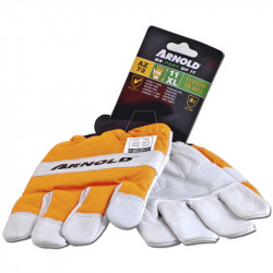 Gants de protection anti-coupures en cuir CS-1 pour tronçonneuse - Taille 11 de marque Arnold, référence: J7531300