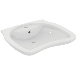 Lavabo MATURA accessible aux PMR - trop plein - 65 x 55 cm de marque PORCHER, référence: B7578200