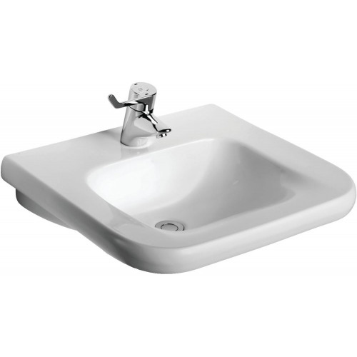 Lavabo MATURA 2 accessible aux PMR - sans trop plein - 60 x 55 cm - PORCHER