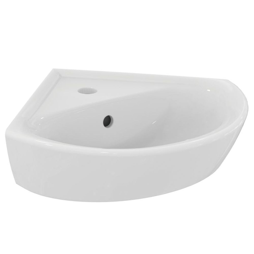 Lave mains d'angle ULYSSE - 48 x 44 cm - blanc