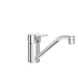 Mitigeur évier ULYSSE C3, bec profilé - 169 mm - chrome de marque PORCHER, référence: B7580100