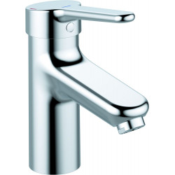 Mitigeur lavabo OKYRIS PRO, bec fixe, 169 mm, bonde metal - chrome - PORCHER