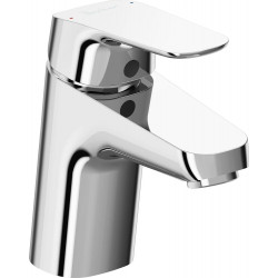 Mitigeur lavabo OKYRIS Ch2, bec fixe, 5L/min, bonde polypropylène - chrome - PORCHER