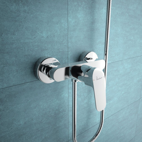 PORCHER Mitigeur douche mural OKYRIS, 140 mm - chrome