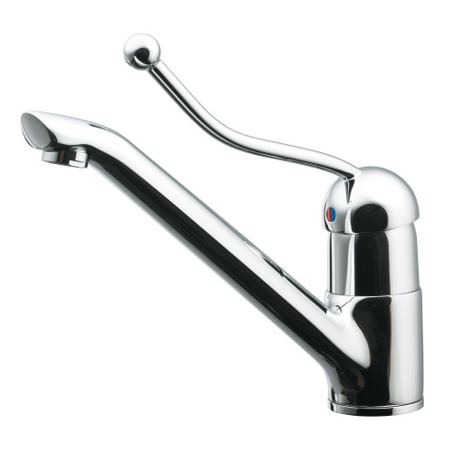 Mitigeur lavabo OKYRIS 2 CLINIC, bec orientable, manette allongée 140 mm - chrome - PORCHER