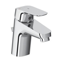 Mitigeur lavabo OKYRIS C3, bec fixe, 133 mm, bonde polypropylène - chrome de marque PORCHER, référence: B7581400