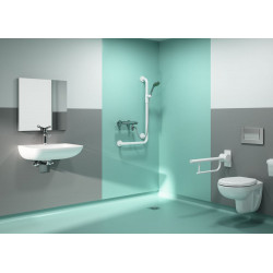 Mitigeur lavabo OKYRIS PRO Ch3, bec fixe, 226 mm, sans bonde - chrome - PORCHER