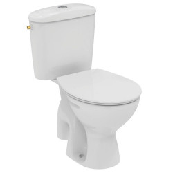 Pack WC à poser ULYSSE, sortie verticale - blanc de marque PORCHER, référence: B7583200