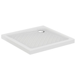 Receveur à poser ULYSSE 90 x 90 cm - blanc - sans bonde de marque PORCHER, référence: B7583900