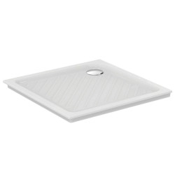 Receveur à encastrer ULYSSE 90 x 90 cm - blanc - sans bonde de marque PORCHER, référence: B7584000